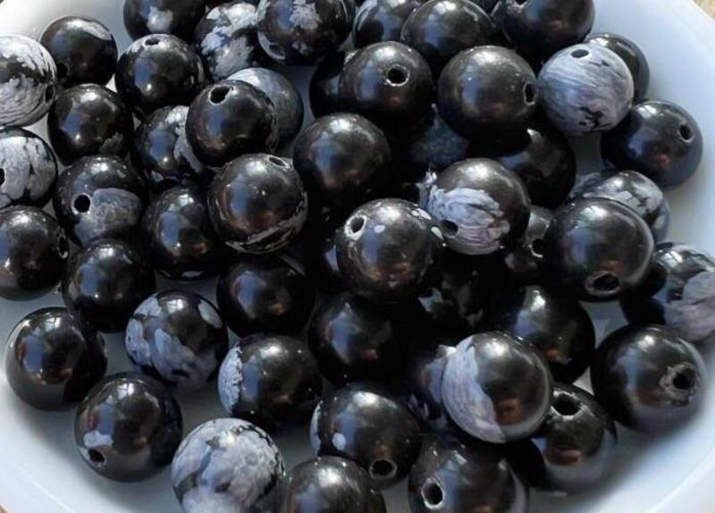 Schneeflockenobsidian