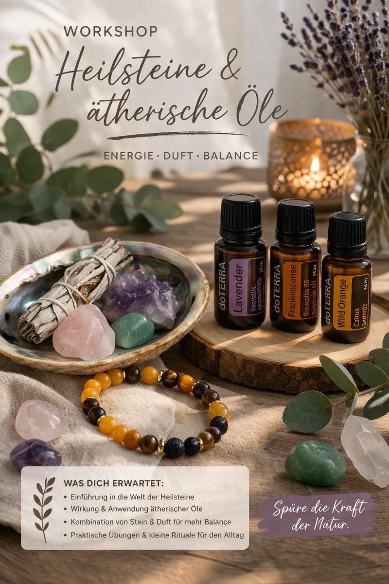Heilsteine & Öle Workshop